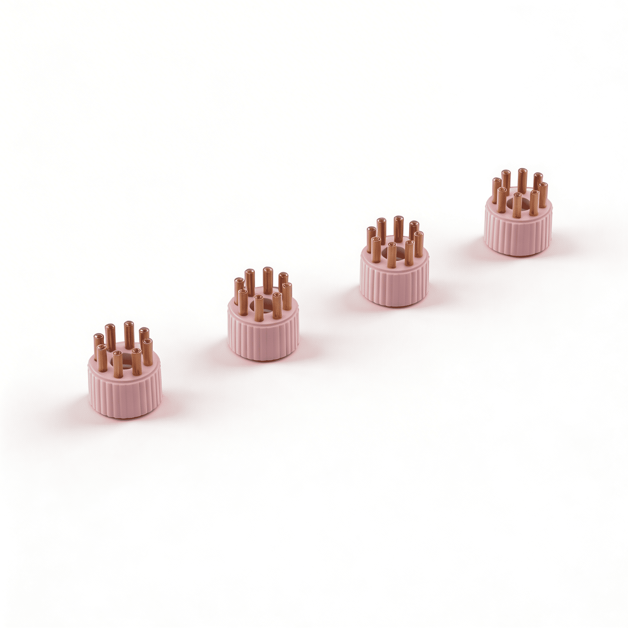 Lisäsarja 4 teräsharjaa TS2 PINK LIMITED EDITION