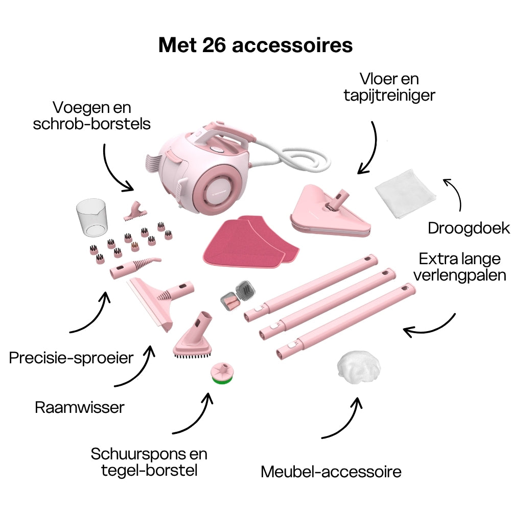 TS2 Performance Steam Cleaner PINK RAJOITETTU PAINOS